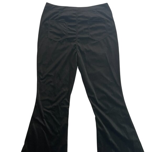 Alishebuy. Women's black soft corduroy pants. Size L. Made in China. - Picture 2 of 8